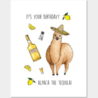 Alpaca the tequila Posters and Art